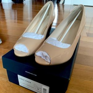 Cole Haan Nude Wedges